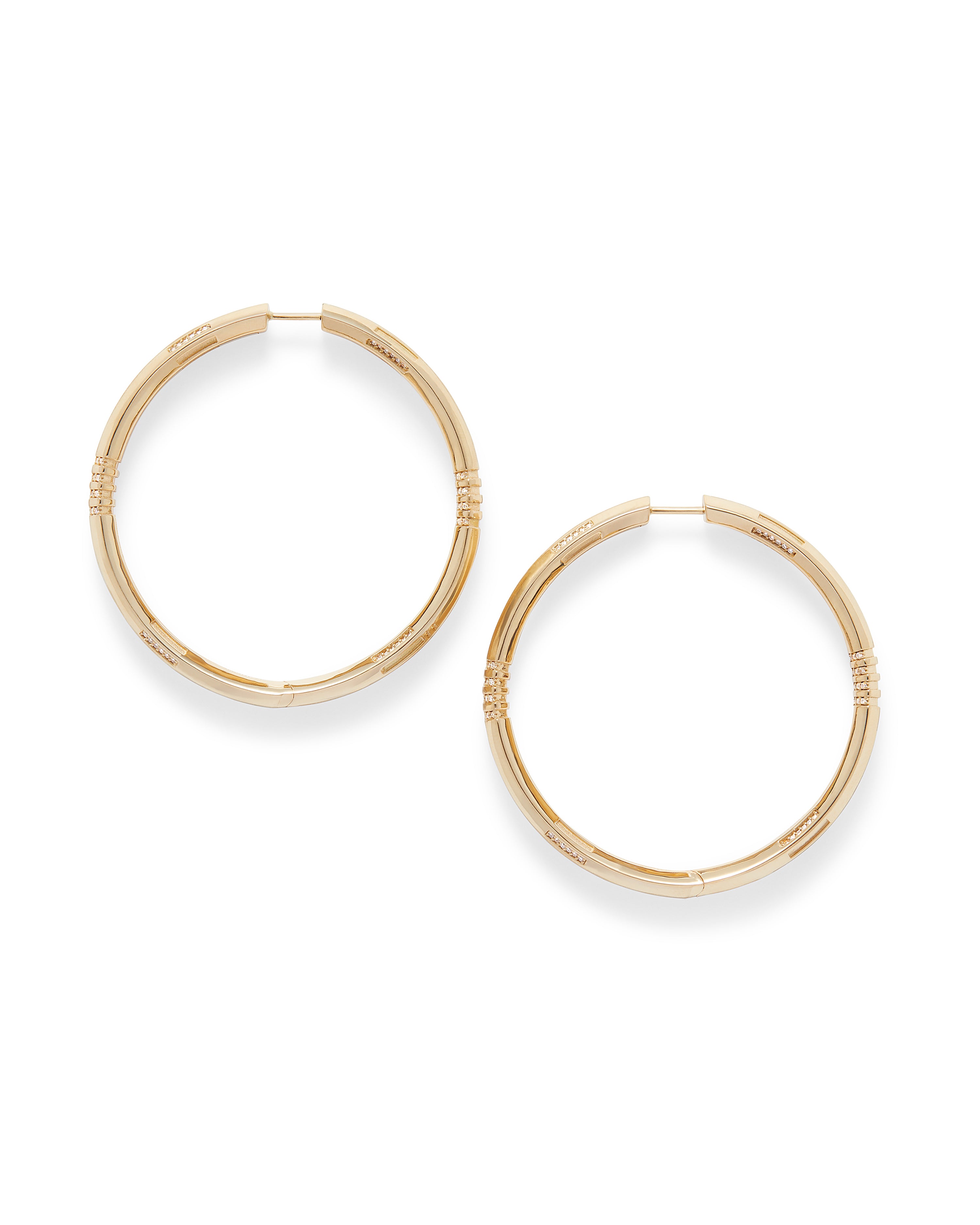 Round Golden Mesh 18K Gold Copper Hoop Earring Pair at Rs 250/pair in Mumbai