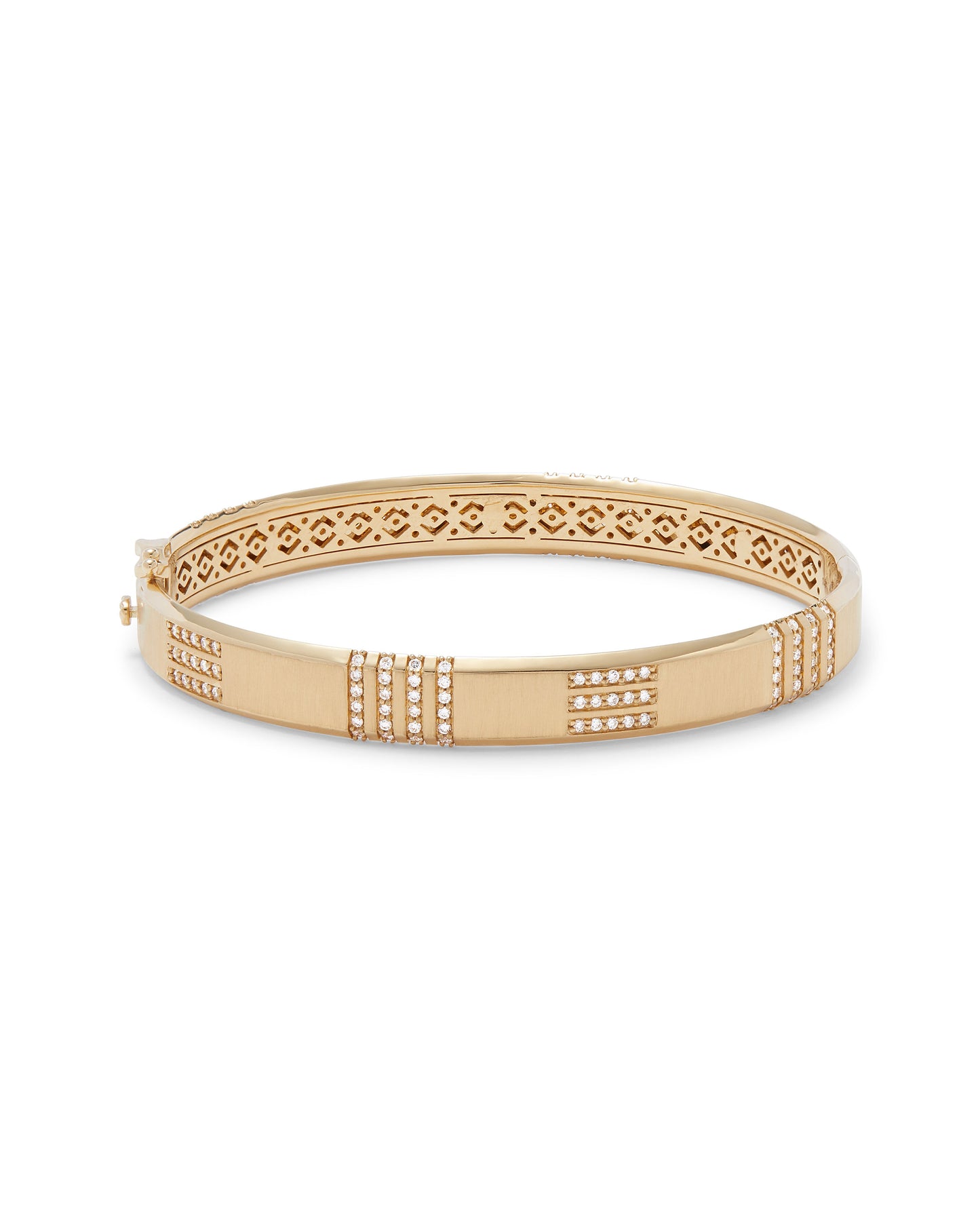 Men’s Diamond and 18K Gold Spindle Bracelet
